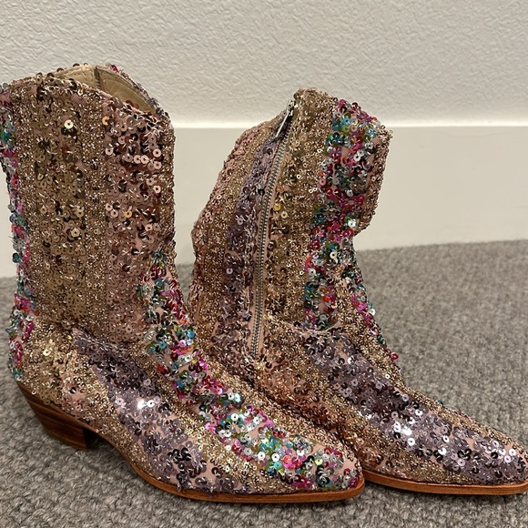 Free People Momo sequin boots - Picture 3 of 3